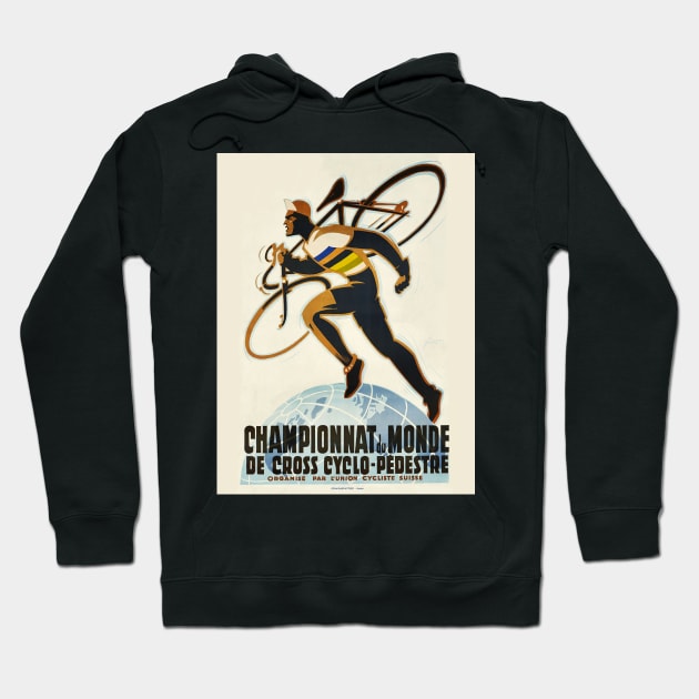 Cross Country Bicycle and Foot Race Competition Hoodie by LittleBean